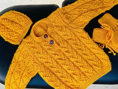 Baby boys sweater set knitting | baby set knitting | knitting pattern | sweater design ✅