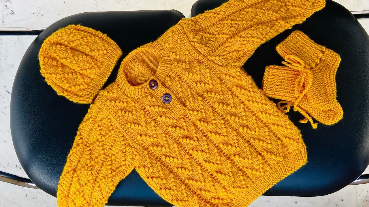 Baby boys sweater set knitting | baby set knitting | knitting pattern | sweater design ✅