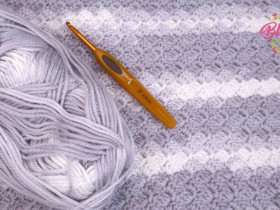 Crochet A Leaning Block Stitch Blanket! EASY Pattern!