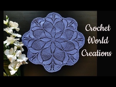 Crochet Doily | Beautiful Crochet Pattern #crochet #knitting #thalposh #crochetdoily