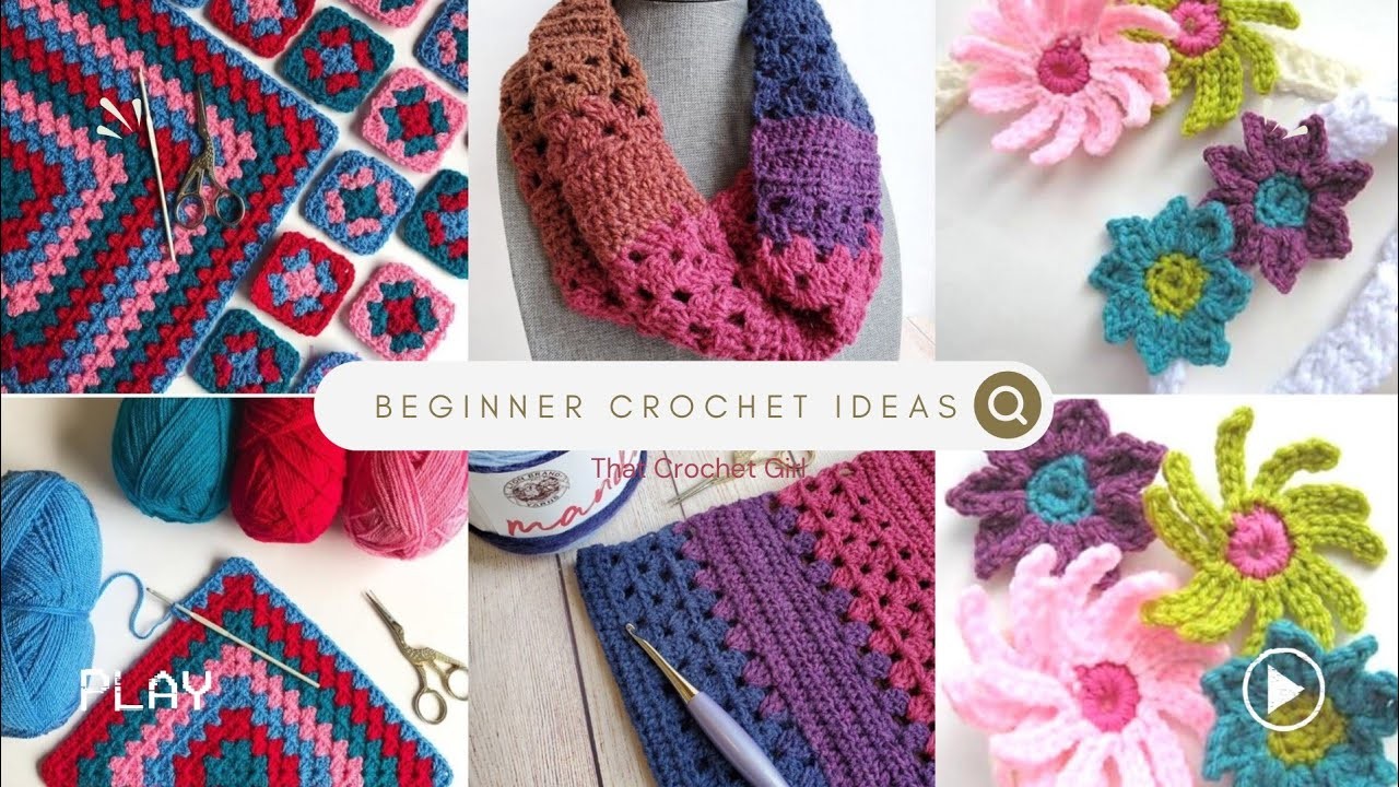 ???? crochet projects I am obsessed with. crochet beginner edition ????