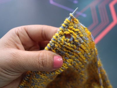 Easiest Way To Make Buttonhole In Ladies Cardigan  Knitting