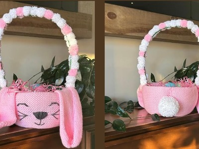 Easter Bunny Basket | Addi | Sentro | Knitting