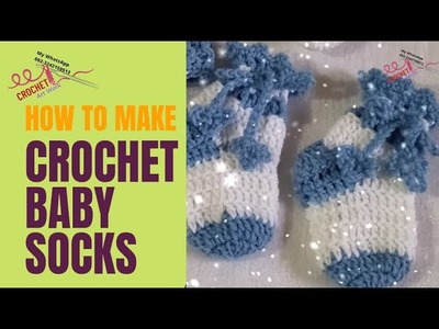Easy crochet baby socks||How to make Crochet beautiful baby socks ????|Crochet Art Work