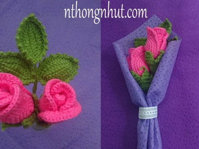 [ENG SUB] How to Crochet a Rose Flower. Lirios tejidos a crochet. Crochet Flower With Michelle