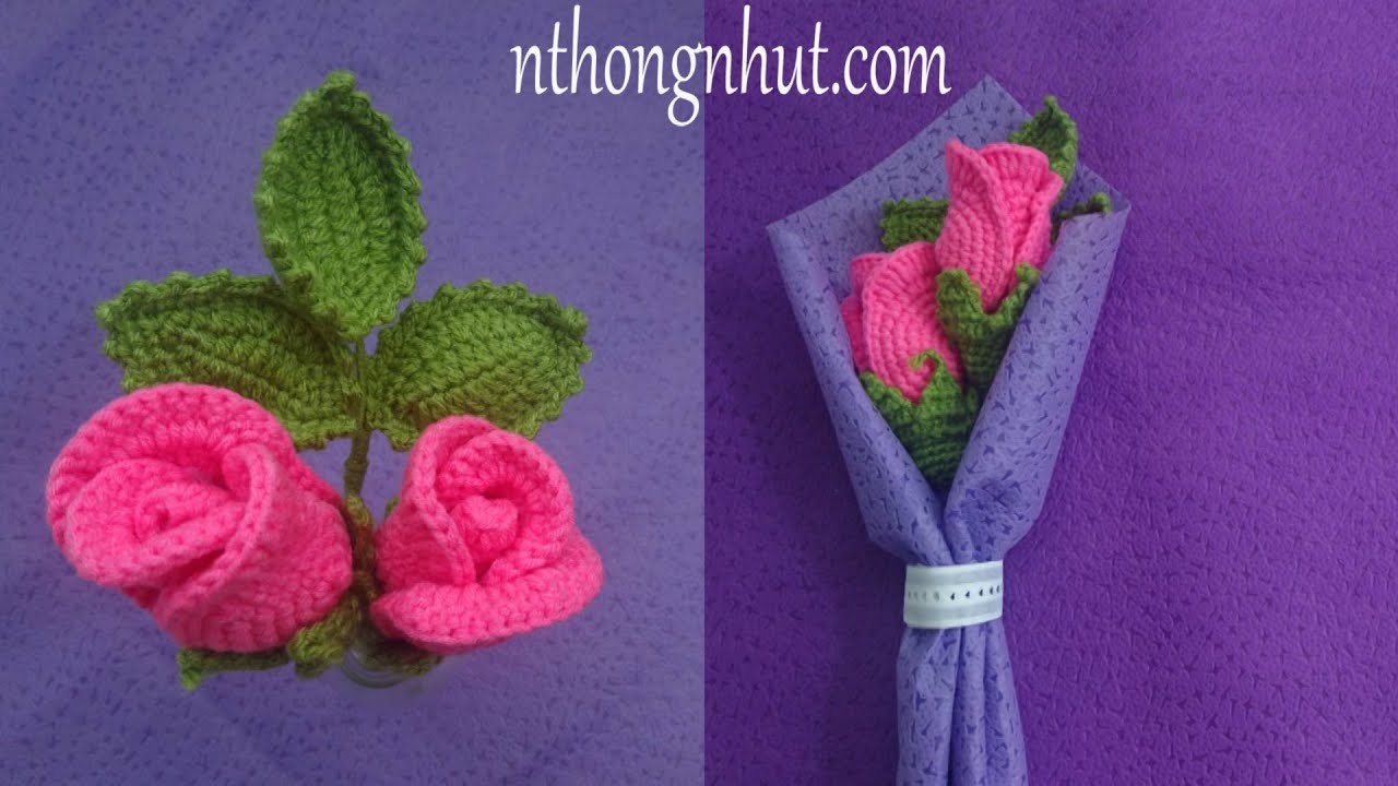 [ENG SUB] How to Crochet a Rose Flower. Lirios tejidos a crochet. Crochet Flower With Michelle