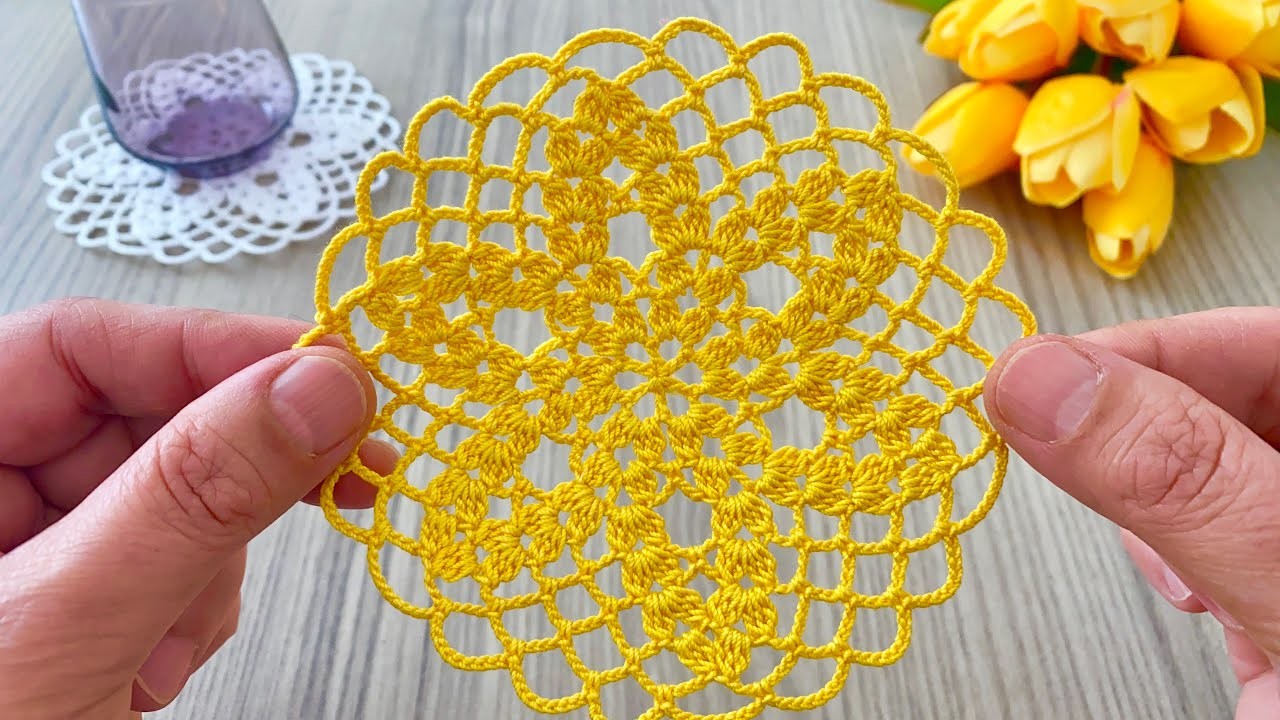GORGEOUS ???? You Can Use It for Many Purpose Crochet Serving Napkin and Base Pattern