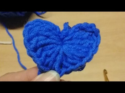 Heart shape crochet #tutorial #new #heart #crochet