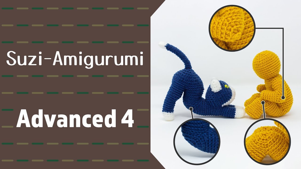 How to Crochet: Suzi-Amigurumi Advanced 4 : Bending the crocheted fabric