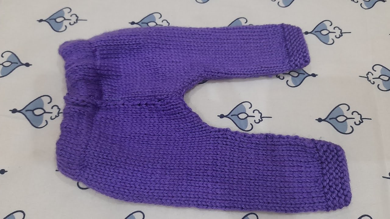 How To Knit Baby  Trousers ???? || Woolen Pajama || Step By Step