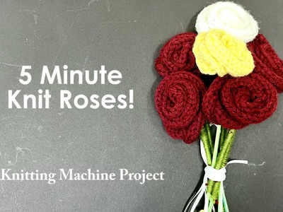 How to Knit Quick Roses - Easy Free Pattern