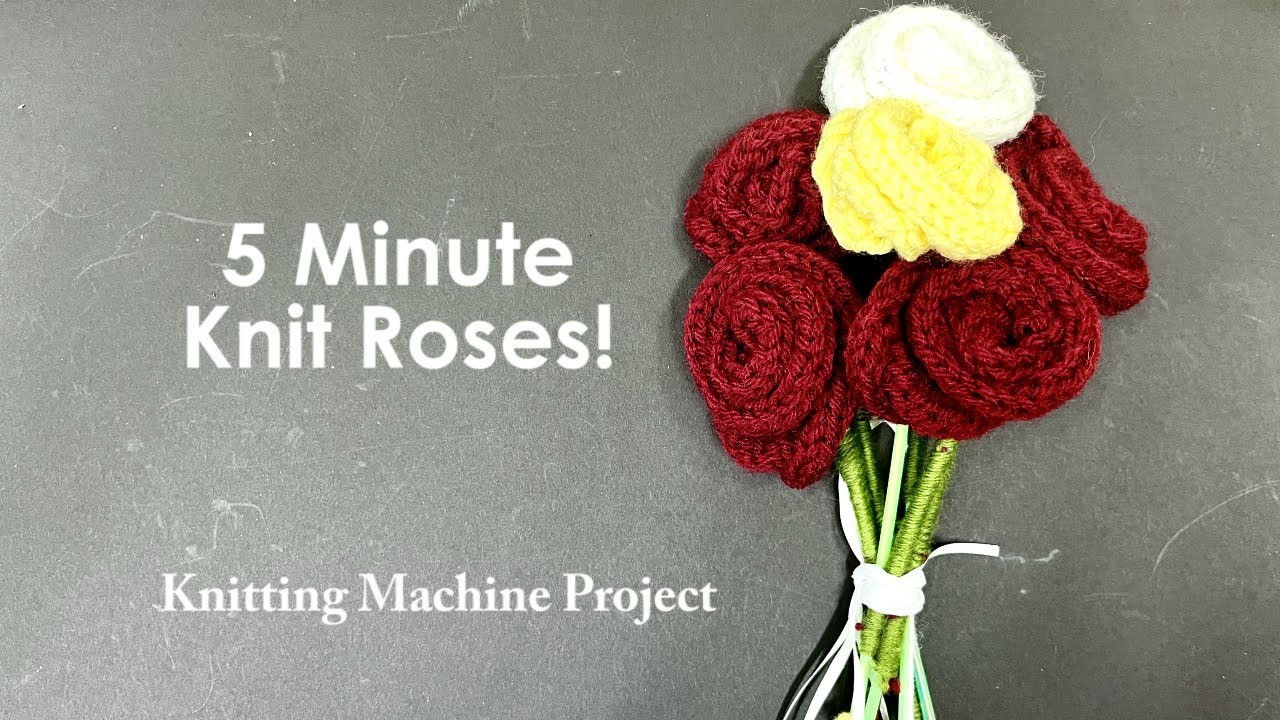 How to Knit Quick Roses - Easy Free Pattern