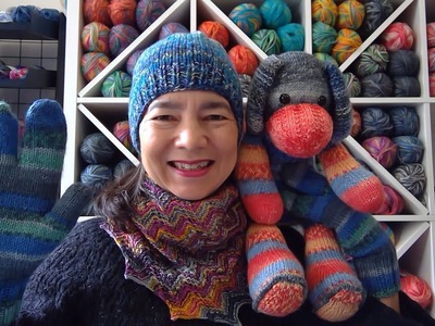 Kiko's Knitting Podcast #172 - Hat, Mittens & Dog