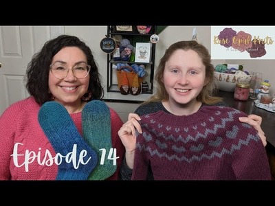 Knitting Finishes, New Starts, Purchases and Another New Knit Along: Rose Opal Knits Episode 74