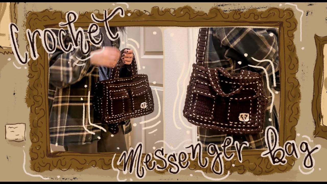 Lets Crochet a Cute Messenger Bag! | Tutorial