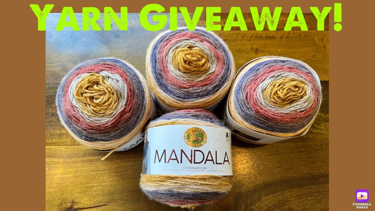 ???? Lion Brand Mandala Yarn Giveaway + WIP Wednesday Crochet Chat - How I Find Inspiration