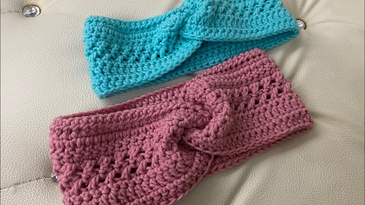 Making Momma's headband.ear warmer [Crochet for starter level]