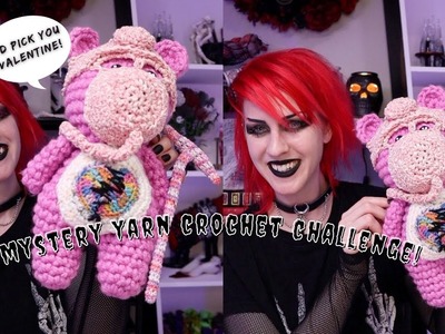 Mystery Yarn Bag Unboxing ~ Making a My Bloody Valentine Inspired Crochet Bear