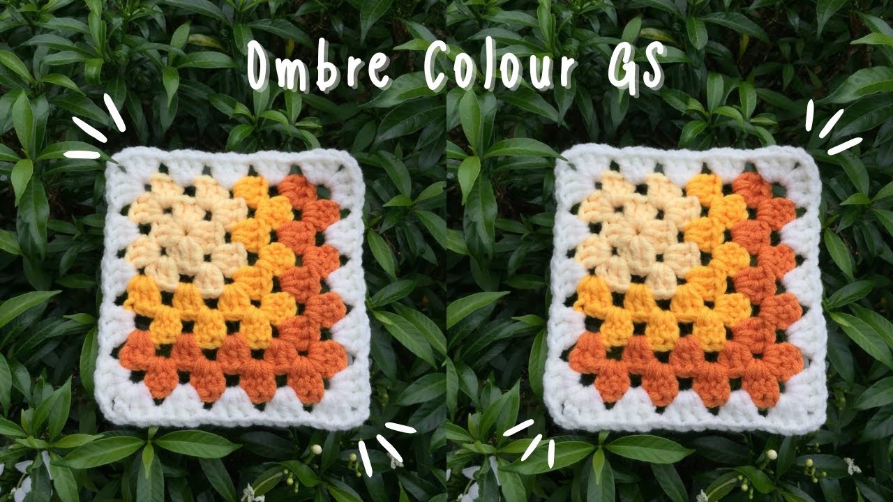 ???? OMBRE COLOUR | Granny Square