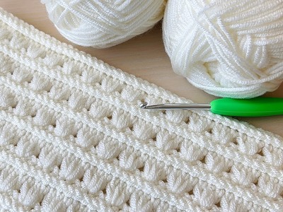 ???????????? PERFECT ????????very easy crochet baby blanket crochet gorgeous baby blanket #crochet