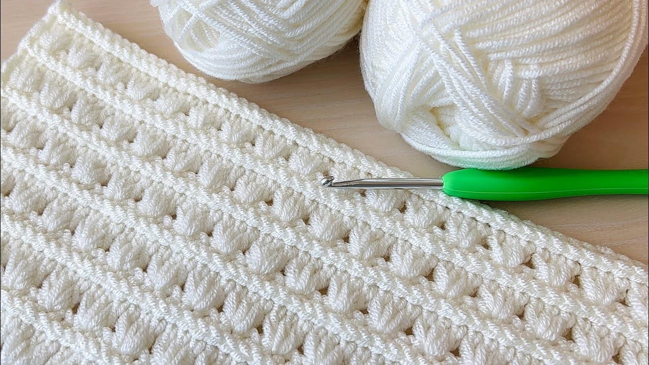 ???????????? PERFECT ????????very easy crochet baby blanket crochet gorgeous baby blanket #crochet