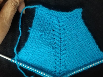 Stitches Increasing Method in Top to Down Sweater |Raglan Sweater Knitting Design #142