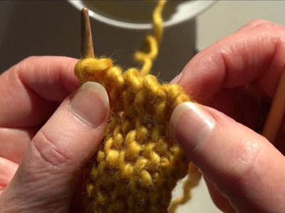 Stockinette stitch and bind off - learn how to knit part 2