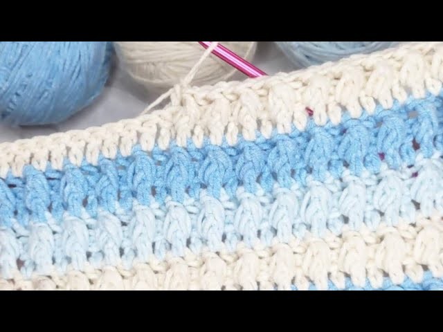 Unusual Crochet Pattern! ???? Only 2 Rows Repeat! Very Easy and Very Pretty! Crochet Blanket ????