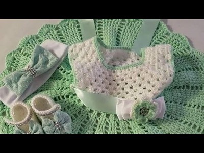 Very beautiful hand design crochet baby dress #crochet #youtubeshorts #shose #babydress