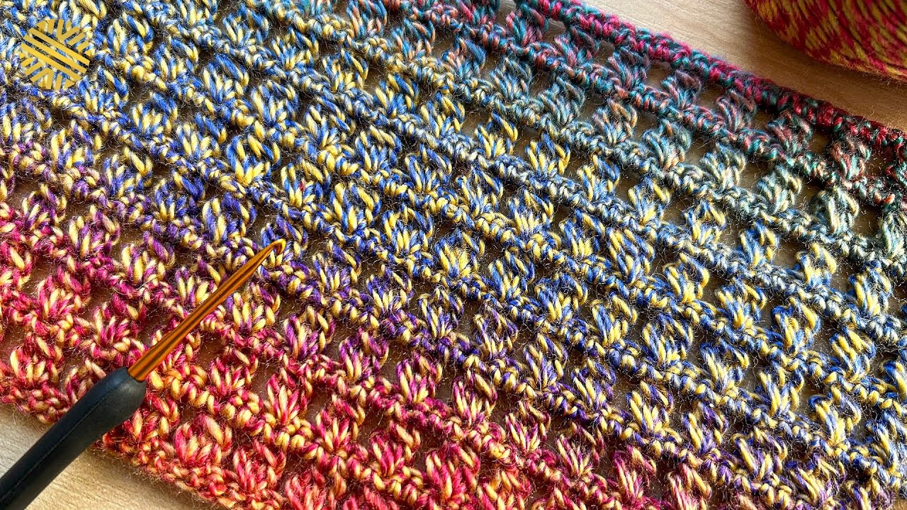 VERY EASY Crochet Pattern for Beginners! ???? ???? WONDERFUL Crochet Stitch for Blanket, Scarf & Bag