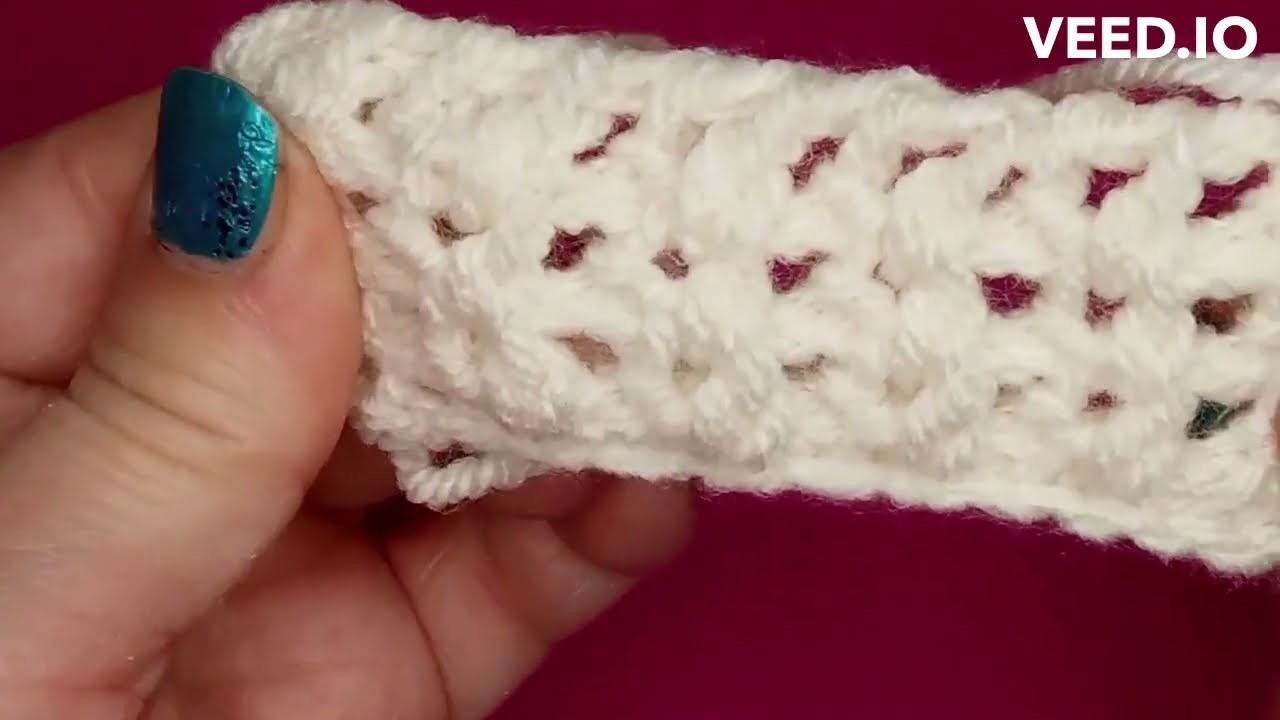 Very pretty crochet pattern stich like knitting, crochet baby blanket, crochet baby hat