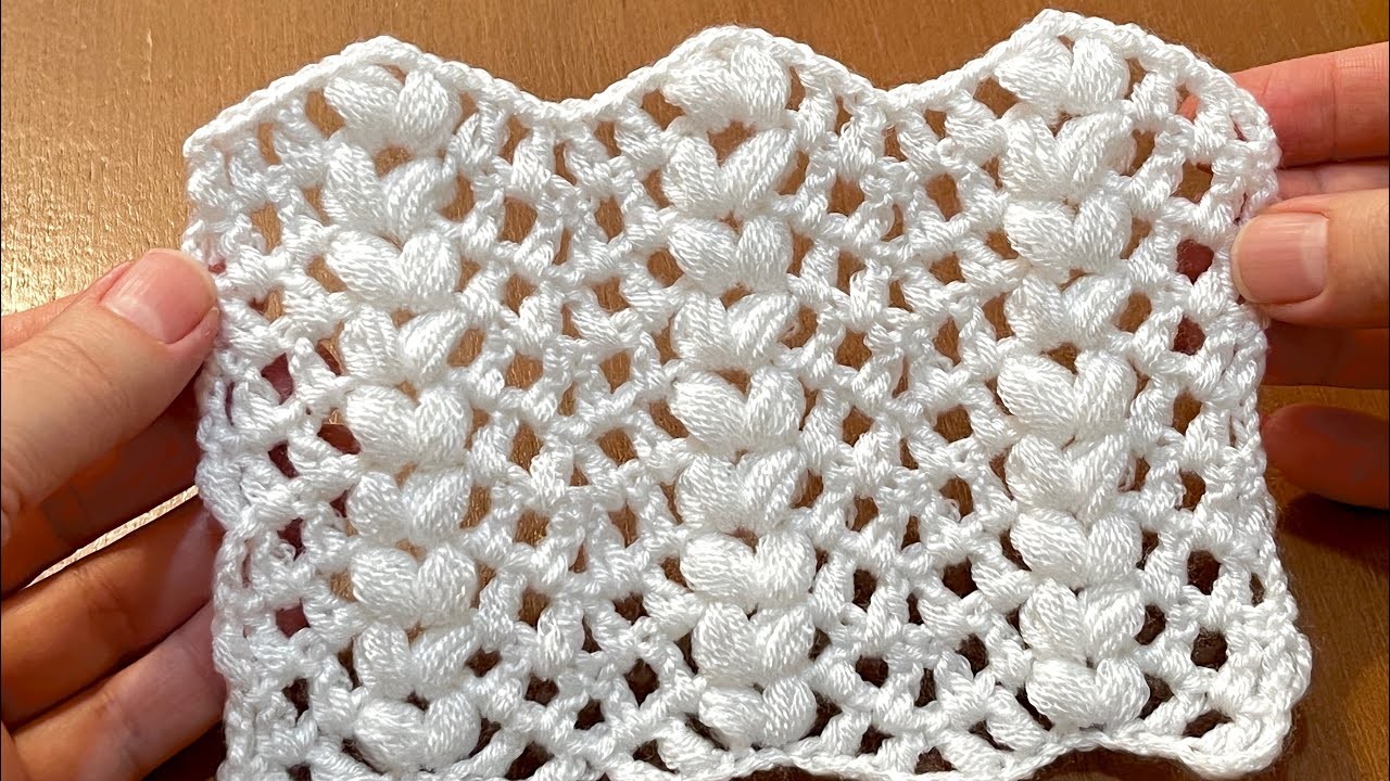 WONDERFUL!!???????? Only 1 Row of Very Easy and Beautiful Crochet