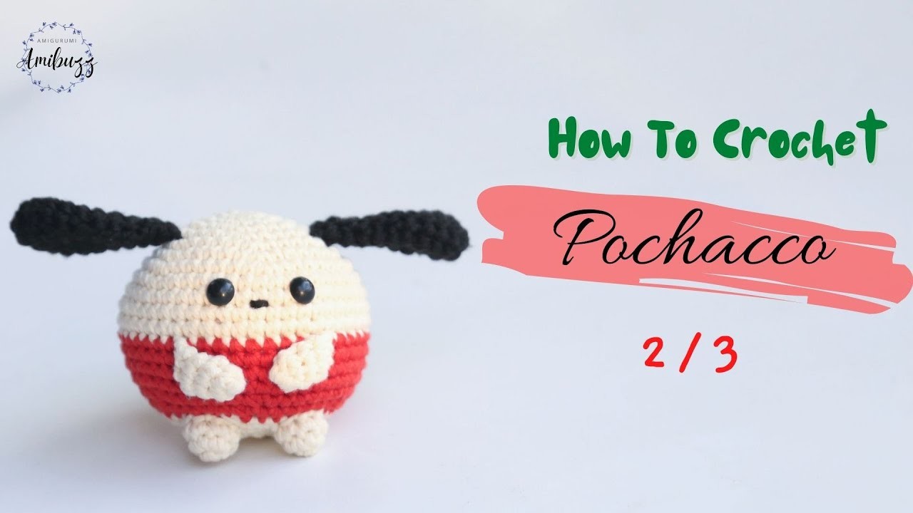 #265 | Pochacco (2.3) | How To Crochet | Amigurumi Tutorial