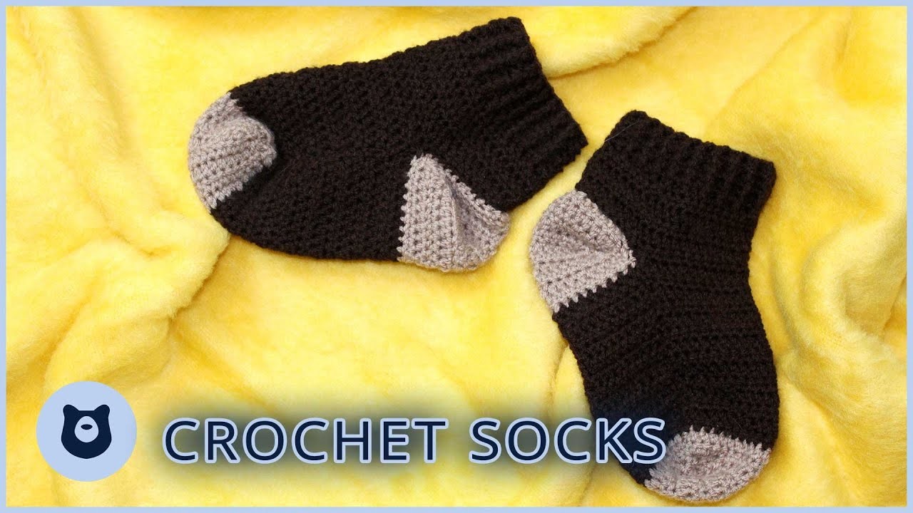 #4 CozyBearCave - Crochet Socks | cozy | silent work | without commentery