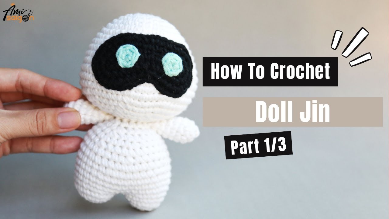 #452 |  Amigurumi Doll Jin (1.3)| How To Crochet Animal Amigurumi | @AmiSaigon