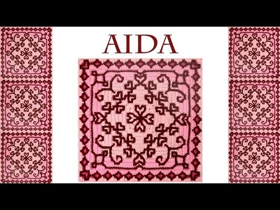 AIDA, Valentine's Hearts Mosaic Crochet Blanket Tutorial