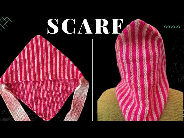 Bachi Hui oon se scarf kaise banaye | full tutorial | @rekhaknittingzone