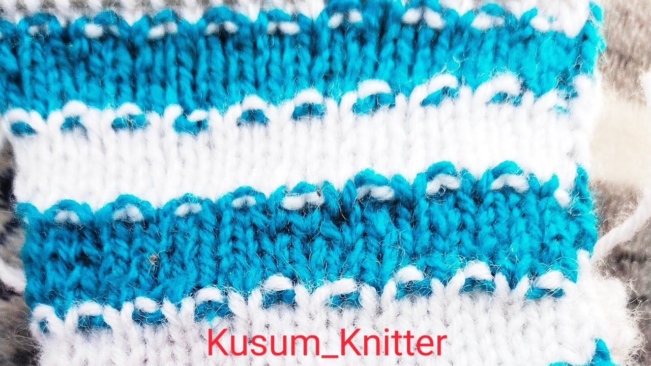 Bahut hi asan design knitting pattern for beginners