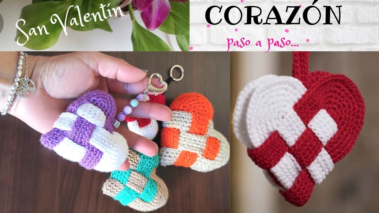 Corazones San Valentin | How to Crochet a Heart❤️