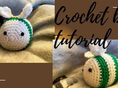 Crochet a bee with me. crochet bee tutorial