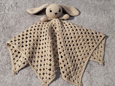 Crochet Baby Lovey Part 2: How to crochet lovey blanket
