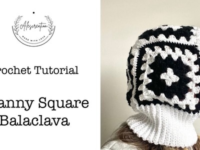 Crochet Balaclava Granny Square Pattern Tutorial
