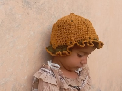 Crochet hat. how to make crochet cap @alrafay0313