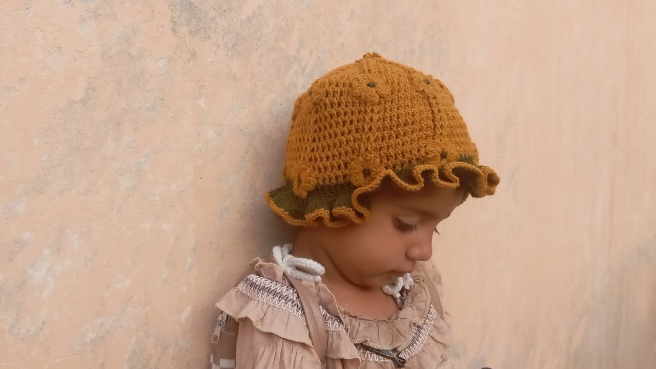 Crochet hat. how to make crochet cap @alrafay0313