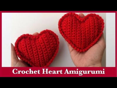 Crochet Heart Amigurumi || How to Crochet a Heart for Valentine's Day