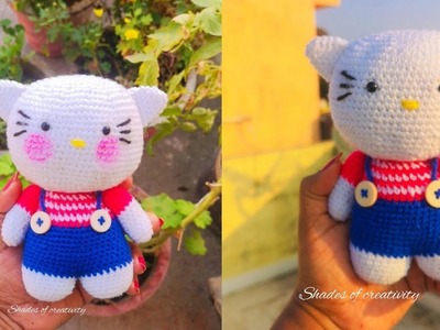 Crochet hello kitty part-2.crochet kitty Amigurumi free pattern. how to make crochet Amigurumi
