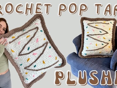 Crochet Pop-Tart Plushie. Quick & Easy Tutorial
