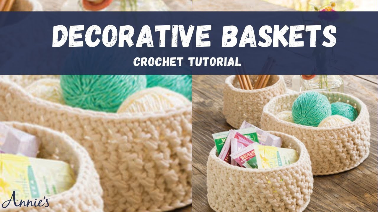 EASY Crochet Basket Tutorial with Seams by Sky