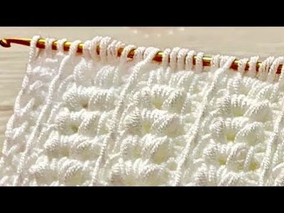 Fantastic!???? How to Crochet for beginners. Crochet baby blanket. tunisian crochet