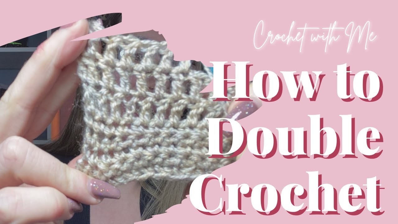 Finally Learn to Crochet in 2023  | Lesson 4 How to do a Double Crochet